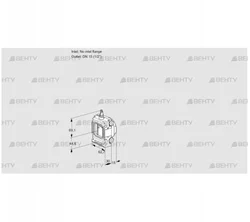 VMV1-/15N05M (88026947) Регулирующая задвижка Kromschroder