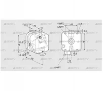 DG 50NT-21N (84447970) Датчик-реле давления газа Kromschroder