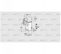 DG 60VCT1-6W /B (75457733) Датчик-реле давления газа Kromschroder