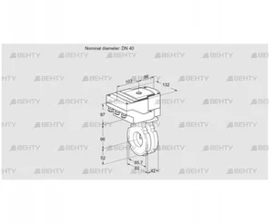 IBG40W05/20-30Q3E (88302395) Дроссельная заслонка Kromschroder