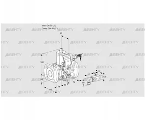 VAS350F/NW (88034339) Газовый клапан Kromschroder