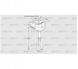 IBH50Z01A/40A2DR10 (88303826) Дроссельная заслонка Kromschroder