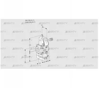 VAD125R/NW-100A (88012302) Газовый клапан с регулятором давления Kromschroder