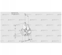 VAS1T15N/15N05NVQR/PP/PP (88107067) Газовый клапан Kromschroder