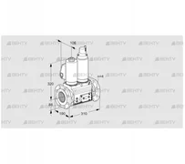 VCS7T80A05NLQSLE/PPPP/PPVP (88207878) Сдвоенный газовый клапан Kromschroder