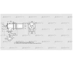 ZIC 165HM-0/235-(28)D (84246515) Газовая горелка Kromschroder