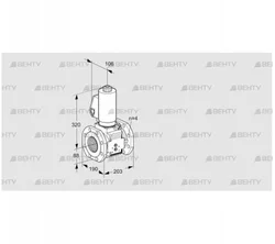 VAS7T80A05NQSLB/PP/PP (88203429) Газовый клапан Kromschroder