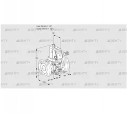 VAS240F/NQSR (88004866) Газовый клапан Kromschroder