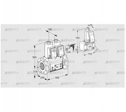 VCS9125F05NNARE/PPPP/PPZ- (88203372) Сдвоенный газовый клапан Kromschroder