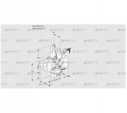 VAH350F/NWAE (88020866) Клапан с регулятором расхода Kromschroder