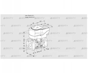 IFC350/50F05-40PPPP/40A2AR10 (88303394) Регулирующий клапан с сервоприводом Kromschroder