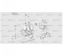 VCG1E25R/25R05NGEWR/3-PP/ZYPP (88104074) Клапан с регулятором соотношения Kromschroder