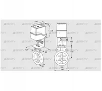 IDR100Z03D100AU/50-15W15E (88303613) Дроссельная заслонка Kromschroder