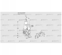 VAS3-/50R/LW (88009032) Газовый клапан Kromschroder