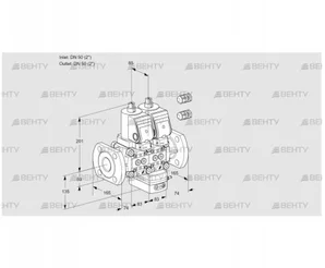 VCG3E50F/50F05NGEWGR3/PPPP/PPPP (88103107) Клапан с регулятором соотношения Kromschroder