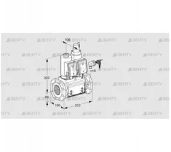 VCS780F05NLWSRB/PPPP/PPPP (88203872) Сдвоенный газовый клапан Kromschroder