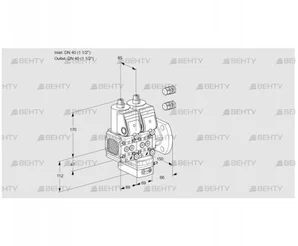 VCD2E40R/40F05FND-100WR3/PPPP/PPPP (88101636) Регулятор давления Kromschroder