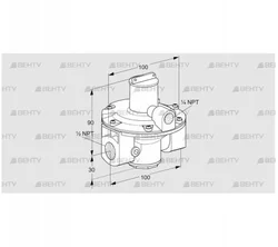 GDJ 15TN04-0Z (03155086) Регулятор давления Kromschroder