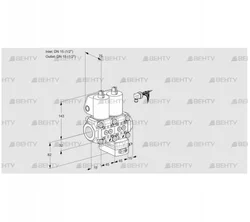 VCG1E15R/15R05NGKQL/PPPP/PPPP (88101061) Клапан с регулятором соотношения Kromschroder