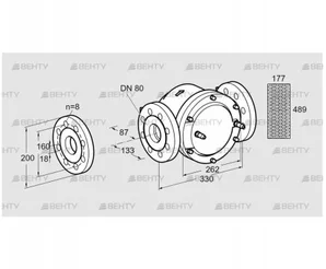 GFK 80F60-6 (81943103) Газовый фильтр Kromschroder