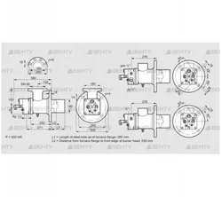 BIO 140KGL-250/235-(69E)E (84199229) Газовая горелка Kromschroder