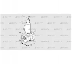 VAS6T65A05LQSLB/PP/PP (88203766) Газовый клапан Kromschroder