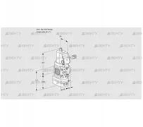 VAV1-/25R/NQSRAK (88029624) Газовый клапан с регулятором соотношения Kromschroder