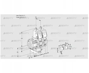 VCD1T25N/25N05F4D-100NQGR/PP3-/PPPP (88100547) Регулятор давления Kromschroder