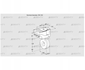 IBA100Z05/20-30W3TR10 (88302049) Дроссельная заслонка Kromschroder