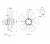 Осевой вентилятор ebmpapst A4D450AO1004