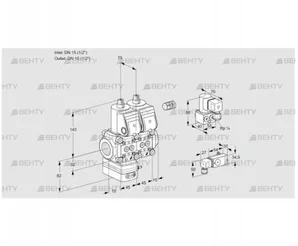 VCD1E15R/15R05D-100NWR/-2PP/PPZY (88105214) Регулятор давления Kromschroder