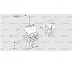 VCD1E25R/25R05D-100NWSL/PPBS/PPPP (88104428) Регулятор давления Kromschroder