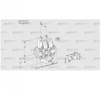 VCV2E50R/50R05NVKO32WR/3-PP/4-PP (88107508) Клапан с регулятором соотношения Kromschroder