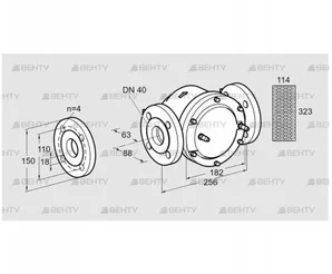 GFK 40F60-6 (81940103) Газовый фильтр Kromschroder