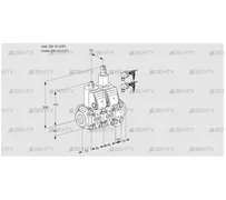 VCS1E10R/15R05NLVQR6/PPPP/PPPP (88105080) Сдвоенный газовый клапан Kromschroder