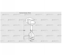 BVHR80W01A (88302703) Дроссельная заслонка Kromschroder