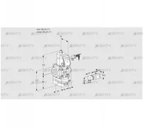 VAD125R/NK-100A (88000659) Газовый клапан с регулятором давления Kromschroder