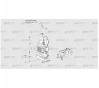 VAD2T-/40N/NQSR-100A (88025312) Газовый клапан с регулятором давления Kromschroder