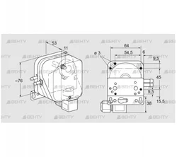 DL 10KH-6W (84444524) Датчик-реле давления воздуха Kromschroder