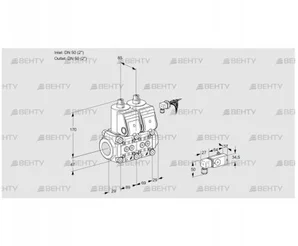 VCS2E50R/50R05NNWR/PPPP/4-PP (88103561) Сдвоенный газовый клапан Kromschroder