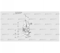 VAG3-/50R/NWSRAE (88028651) Газовый клапан с регулятором соотношения Kromschroder