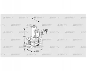 VAS8100F05NQE/PP/PP (88203459) Газовый клапан Kromschroder