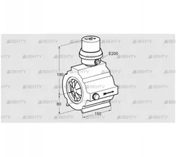 DE 250TW100-120B (03200411) Расходомер Kromschroder