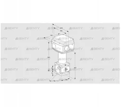 RV 3/GML10W60S1 (86060600) Регулирующий клапан Kromschroder