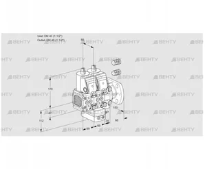 VCD2E40R/40F05FND-100VWR3/PPPP/PPPP (88101680) Регулятор давления Kromschroder