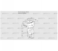 IBG80/50W05/20-30Q3E (88302403) Дроссельная заслонка Kromschroder