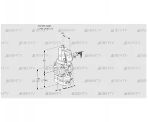 VAV350R/NWSRAK (88018910) Газовый клапан с регулятором соотношения Kromschroder