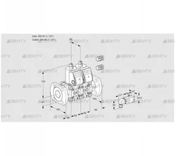 VCS2E40F/40F05NNKR3/2--3/PPPP (88103586) Сдвоенный газовый клапан Kromschroder