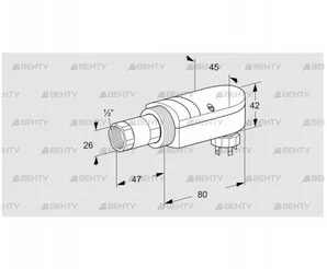 UVS 10D0P2 (84315209) УФ датчик пламени Kromschroder