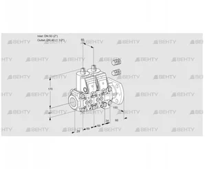 VCS2E50R/40F05NNVWR3/PPPP/PPPP (88101747) Сдвоенный газовый клапан Kromschroder